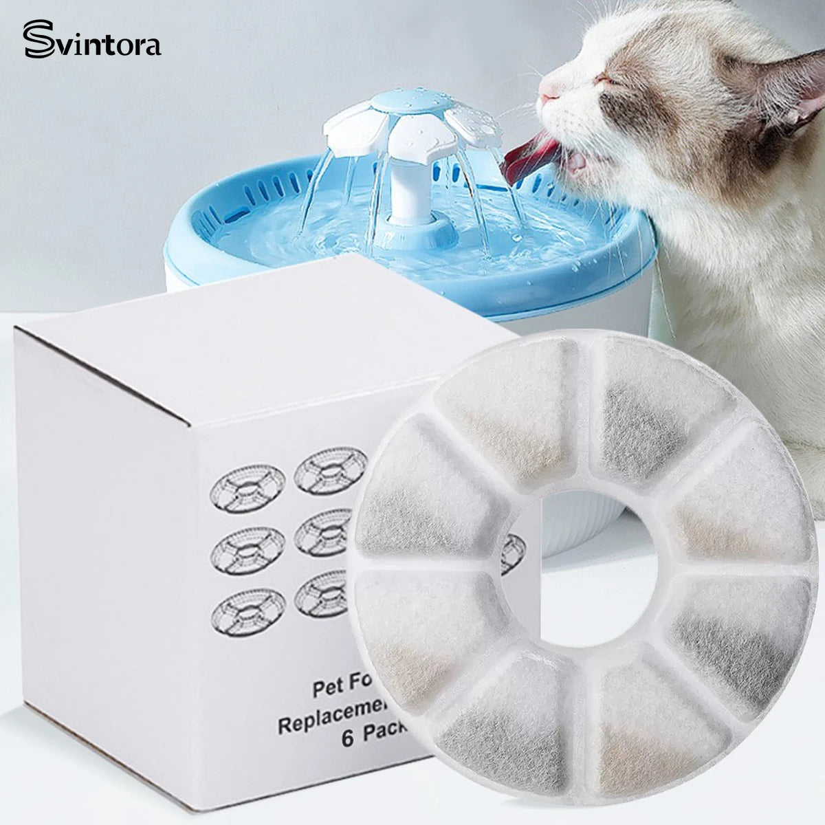 Filtre de Rechange Charbon Actif pour Fontaine a eau Chat