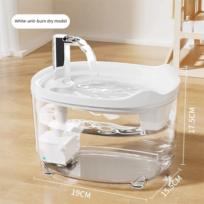 Fontaine a Eau Chat Silencieuse Filtrée Anti Surchauffe