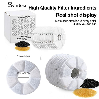 Filtre de Rechange Charbon Actif pour Fontaine a eau Chat