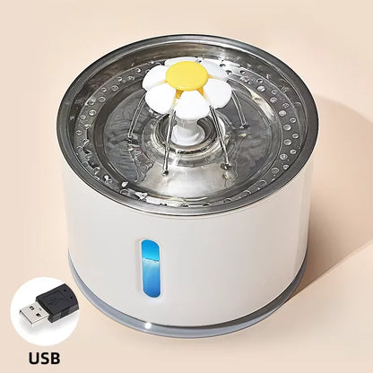 Fontaine a eau  Chat Inox Automatique Hygiénique et Durable