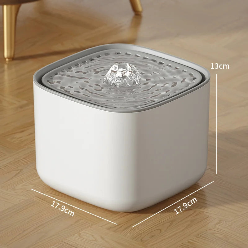 Fontaine à Eau Chat Silencieuse 3L pour une Nuit Paisible