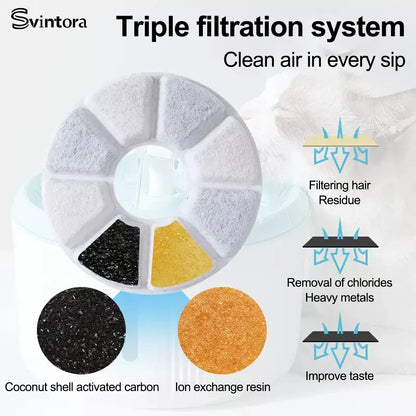 Filtre de Rechange Charbon Actif pour Fontaine a eau Chat