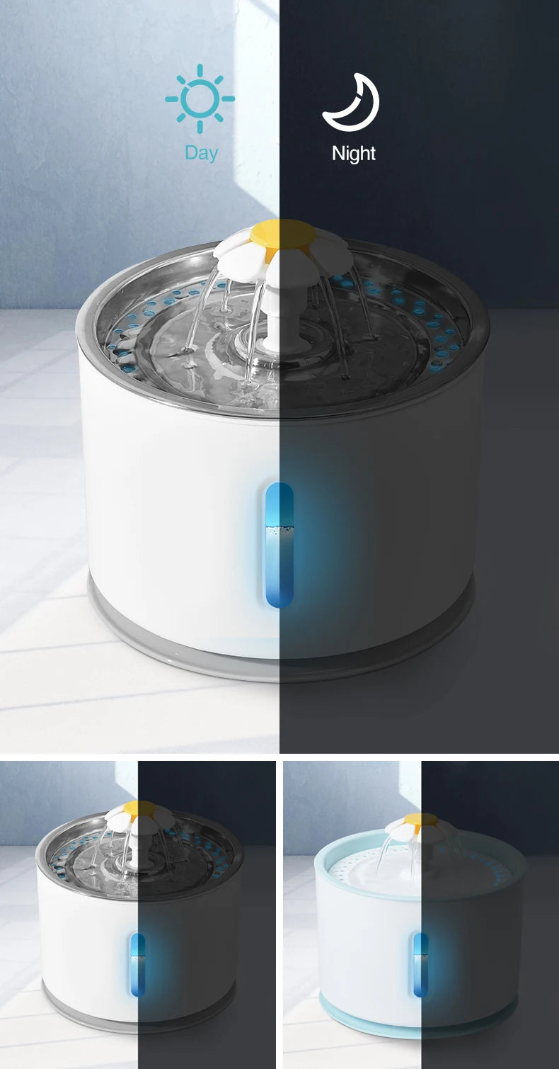 Fontaine a eau  Chat Inox Automatique Hygiénique et Durable