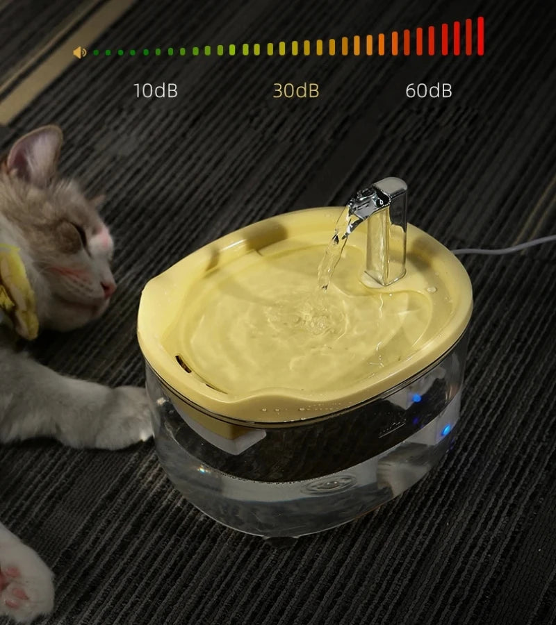 Fontaine a Eau Chat Silencieuse Filtrée Anti Surchauffe