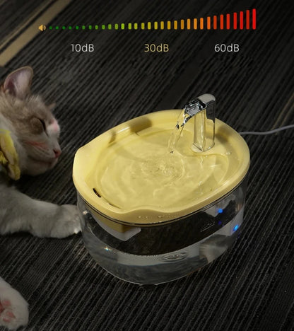 Fontaine a Eau Chat Silencieuse Filtrée Anti Surchauffe