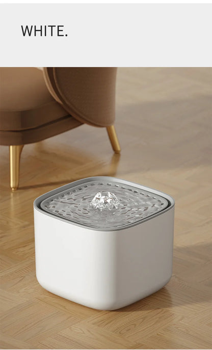 Fontaine à Eau Chat Silencieuse 3L pour une Nuit Paisible
